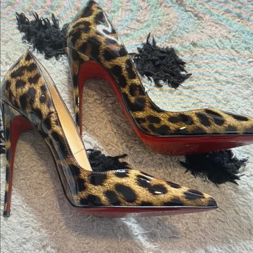 Christian Louboutin Leopard Print Heels